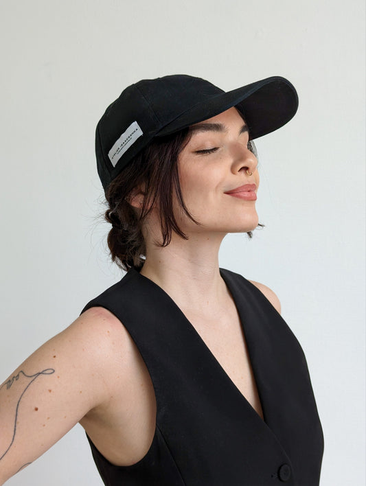 LA CASQUETTE, couvre chef de confort noir