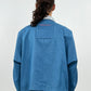 LA SUR-CHEMISE BLEU TOILE DE JOUY