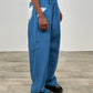 LE FUTAL DENIM BLEU TOILE DE JOUY