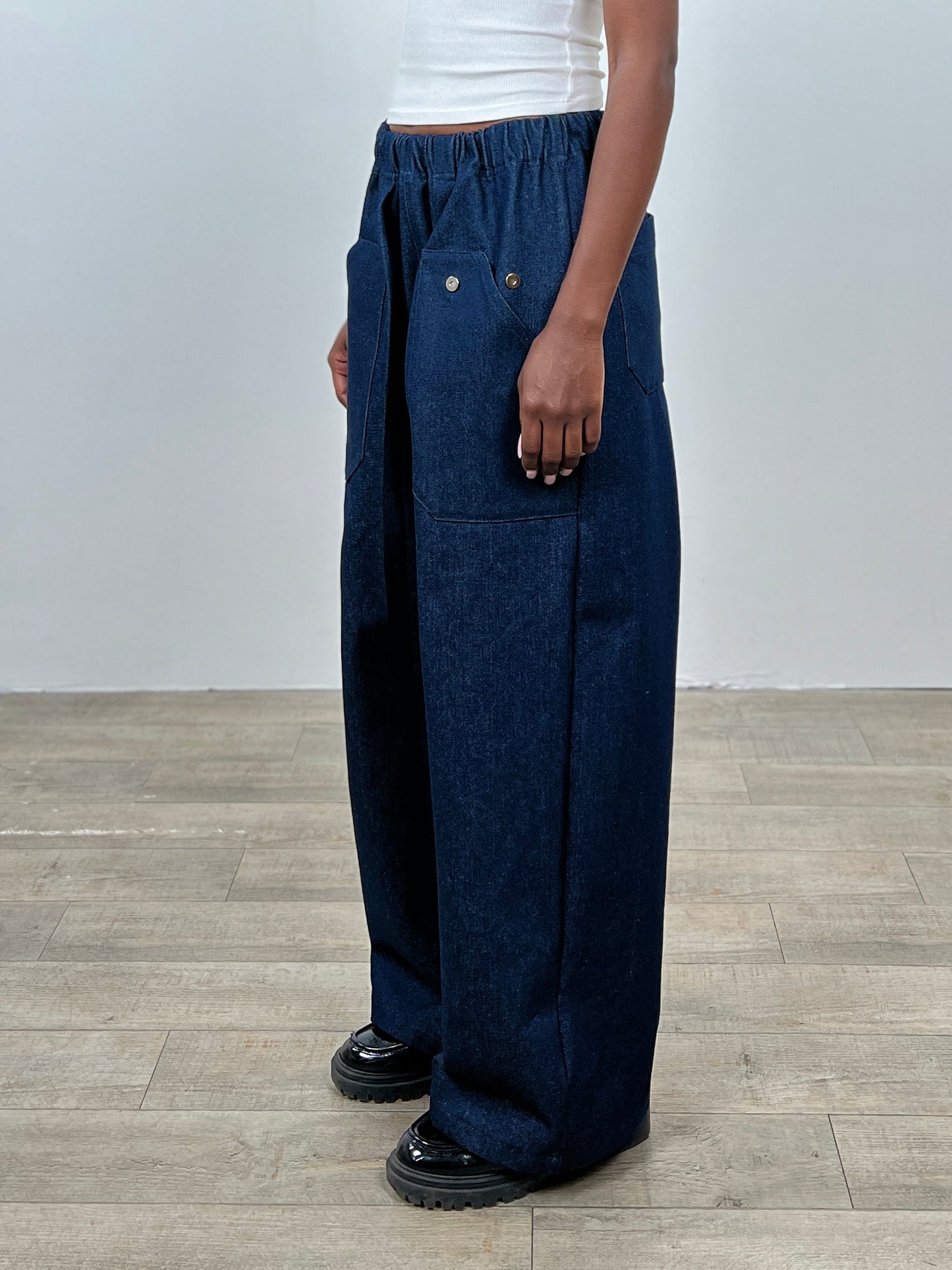 LE FUTAL EN DENIM BRUT