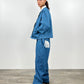 LE FUTAL DENIM BLEU TOILE DE JOUY