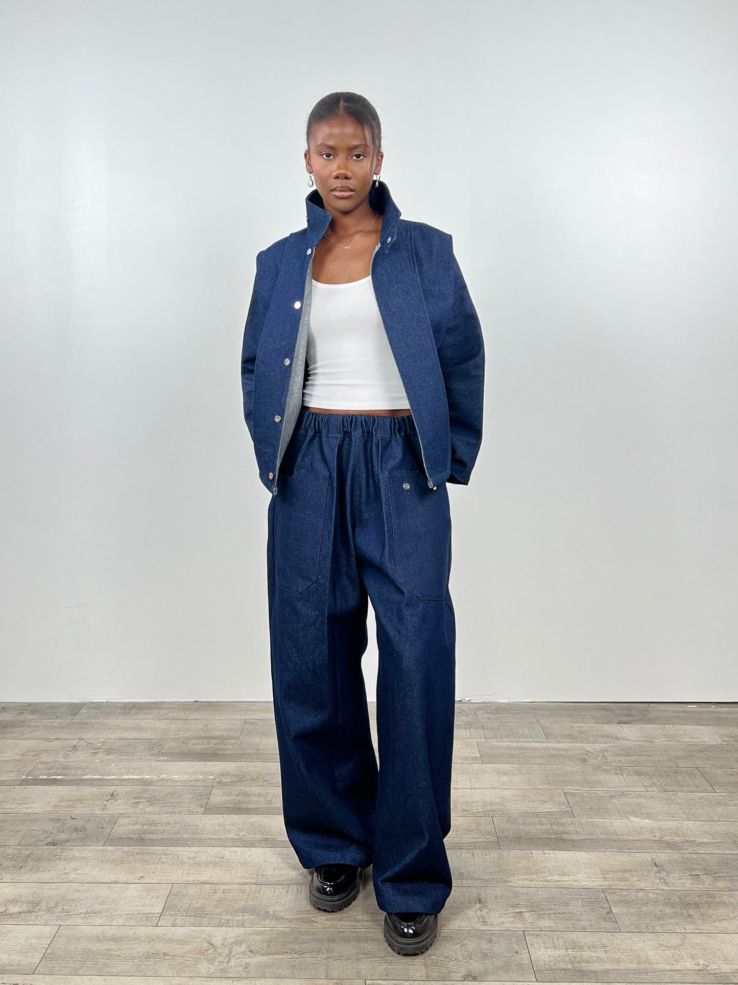 LE FUTAL EN DENIM BRUT